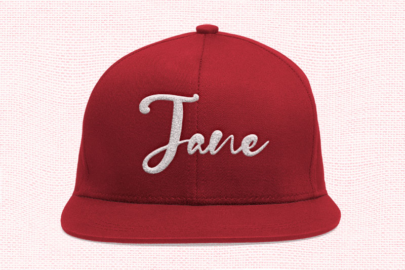 Gina Sean Embroidery Script Font