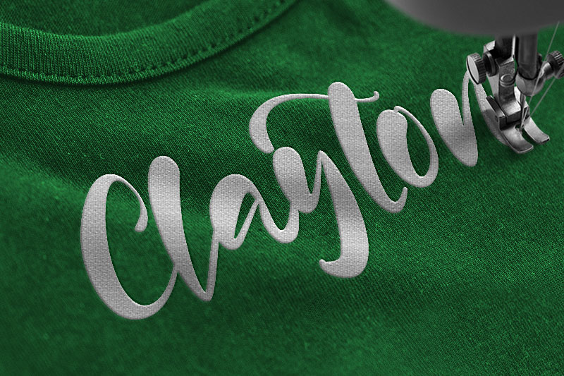 Glenn Harry Embroidery Script Font