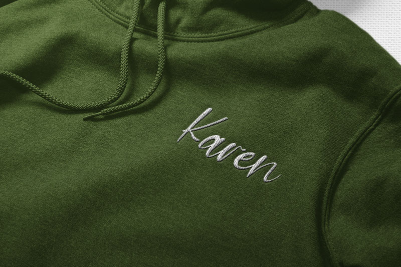 Good Idea Embroidery Script Font