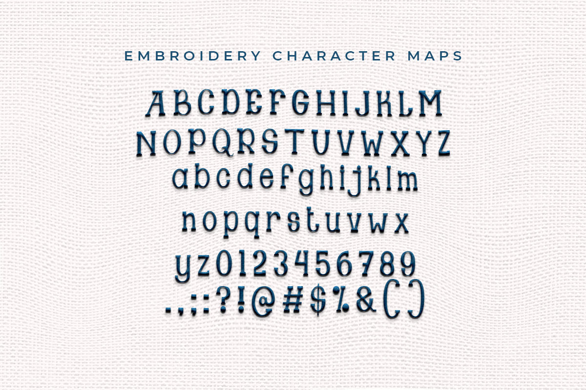 Guard Embroidery Serif Font