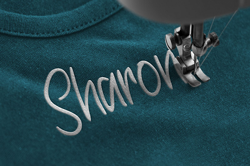 Handwritten Embroidery Handwritten Font