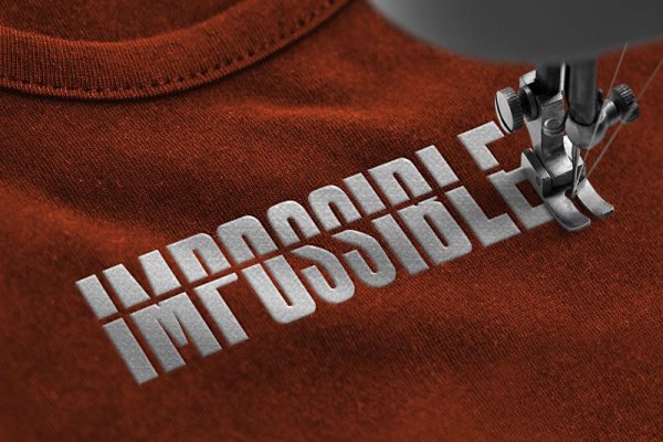 Impossible Embroidery Display Font