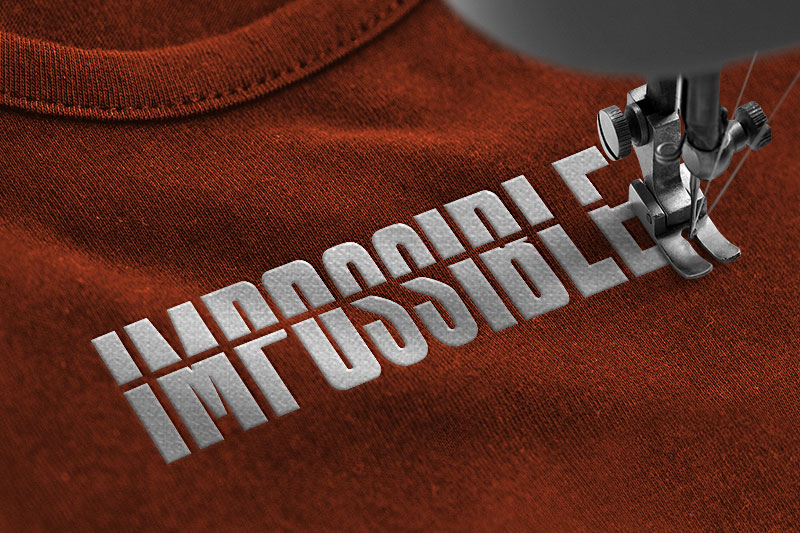 Impossible Embroidery Display Font