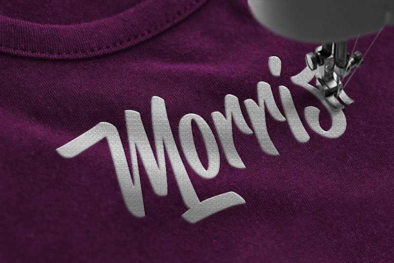 Jacksilver Embroidery Display Font