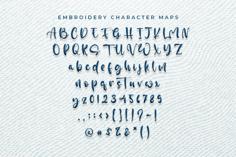 Jacqualine Embroidery Script Font