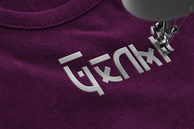 Japan Ramenten Embroidery Display Font