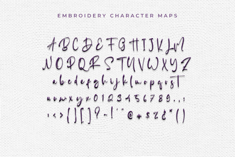 Jhon Allan Embroidery Script Font