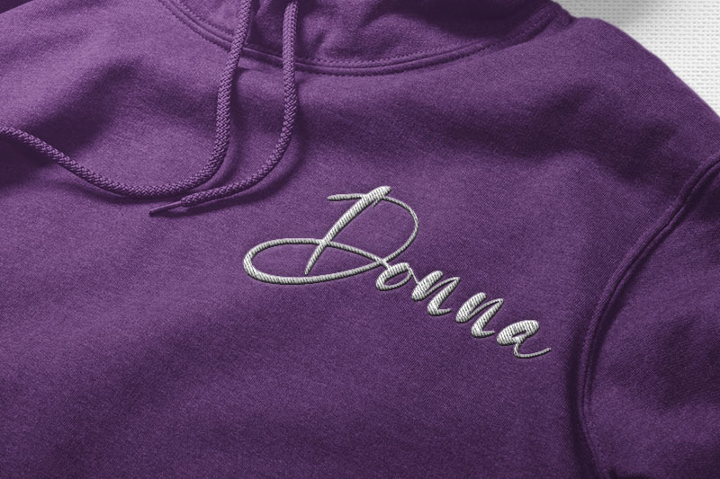 Jhon Allan Embroidery Script Font