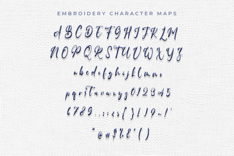 Johan Hill Embroidery Script Font