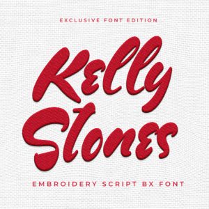 Kelly Stones Embroidery Script Font