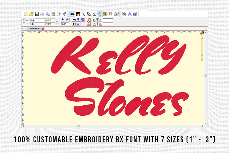 Kelly Stones Embroidery Script Font