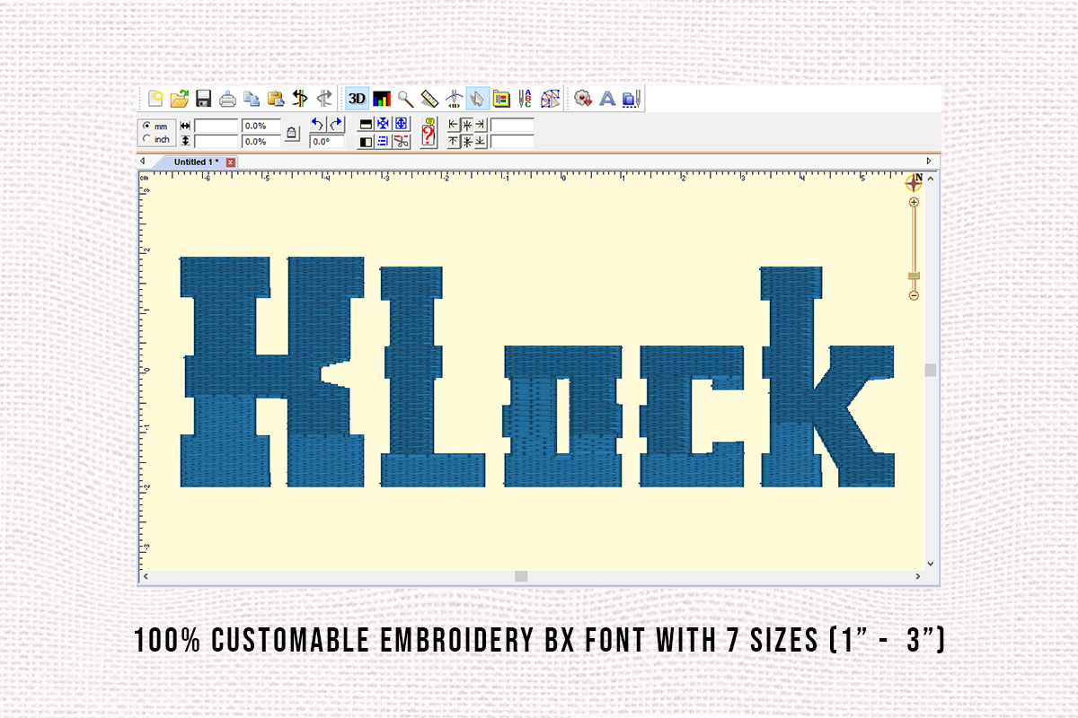 Klock Embroidery Serif Font