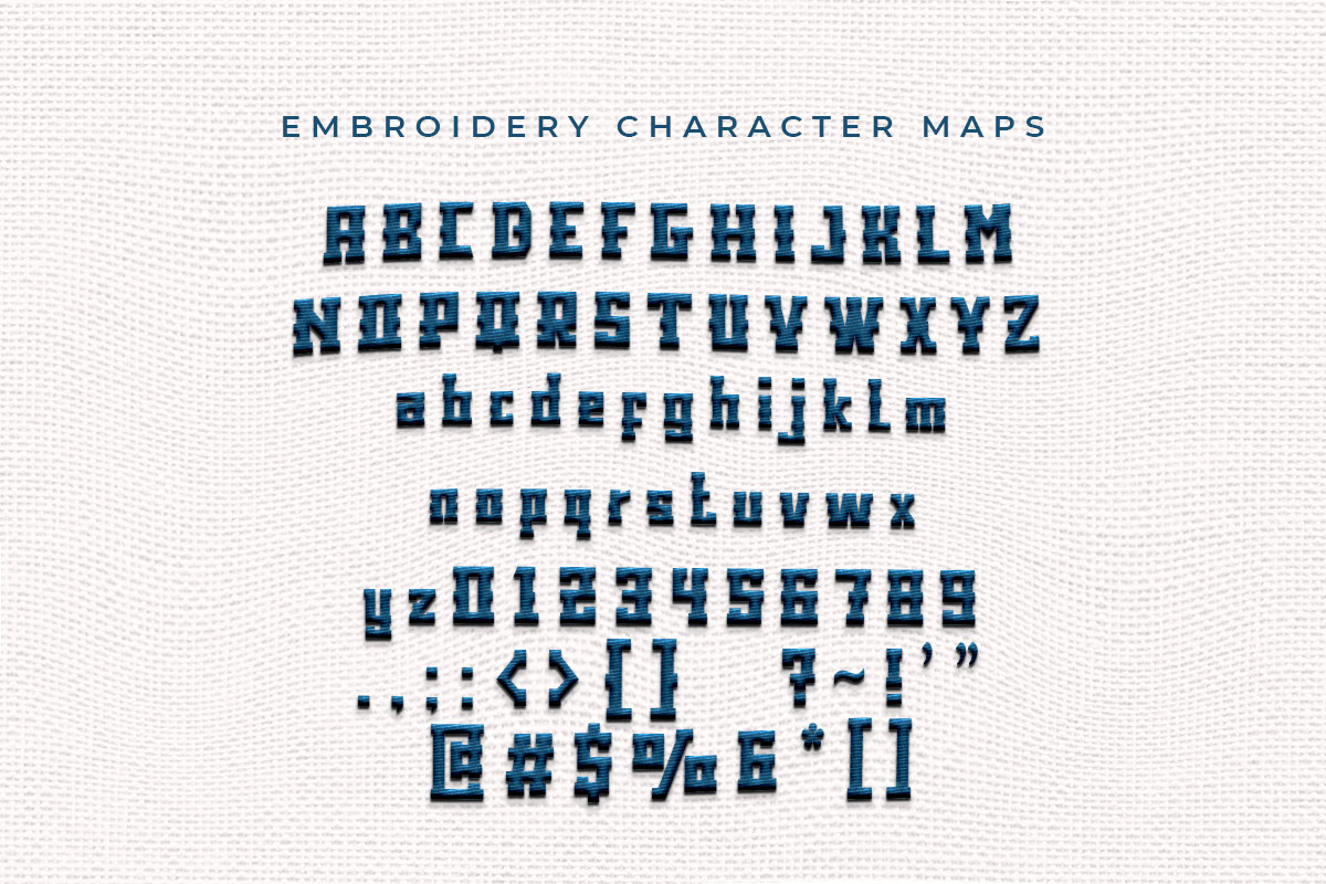 Klock Embroidery Serif Font