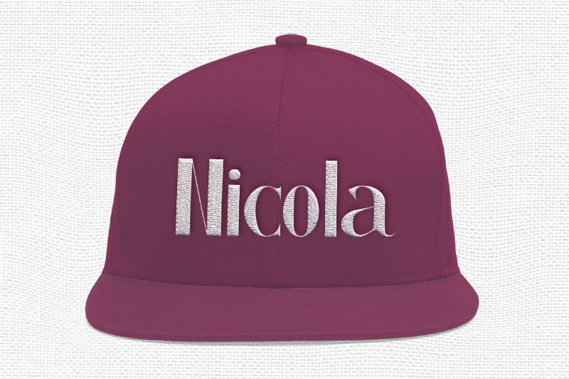 Lalissa Embroidery Serif Font