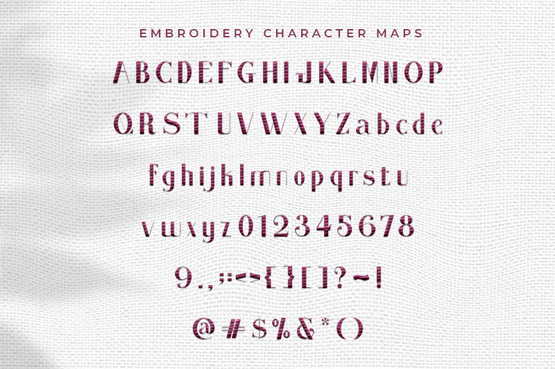 Lalissa Embroidery Serif Font