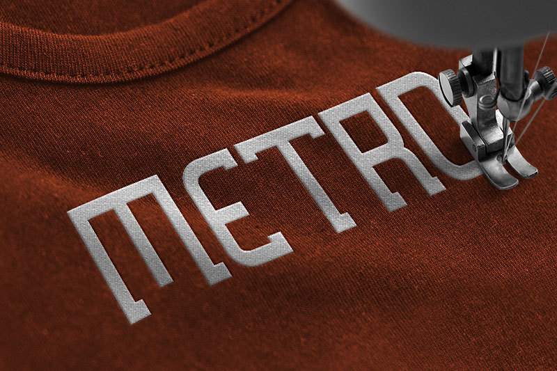 Lobots Embroidery Display Font