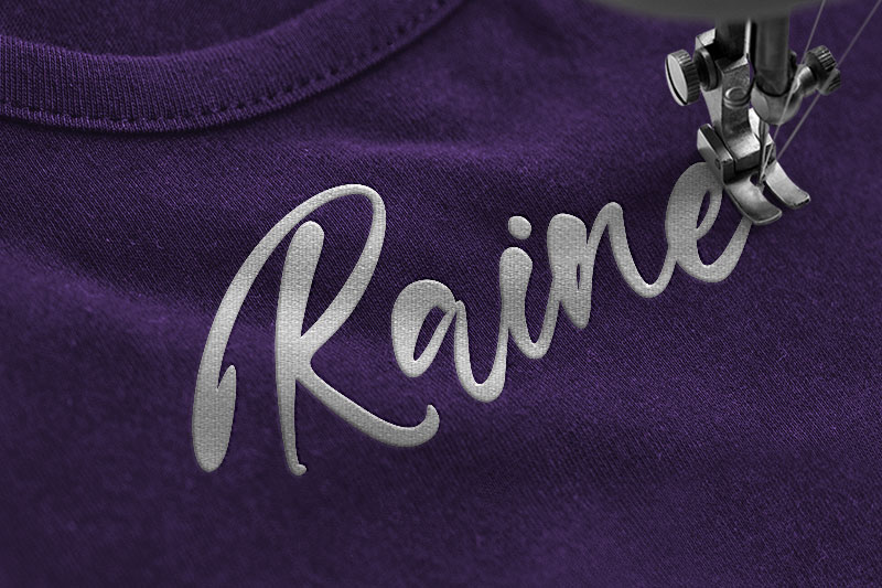 Mario Emma Embroidery Script Font