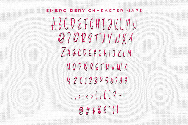 Mazora Embroidery Handwritten Font
