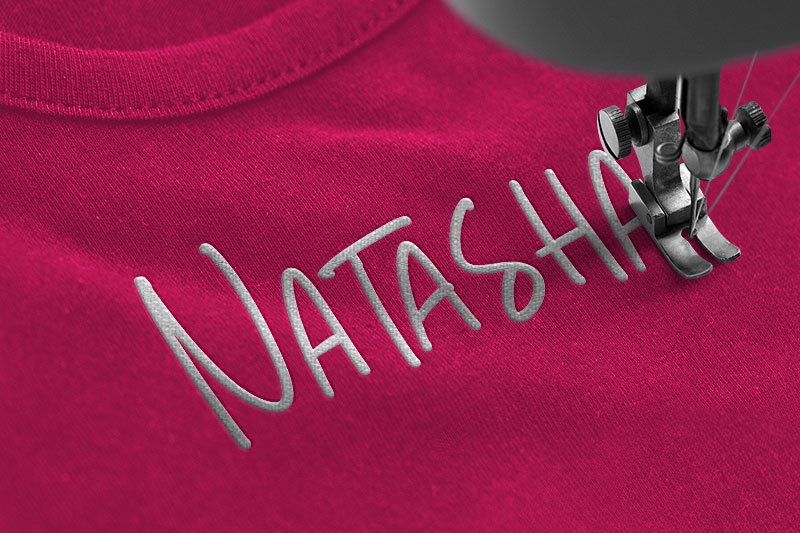 Mazora Embroidery Handwritten Font