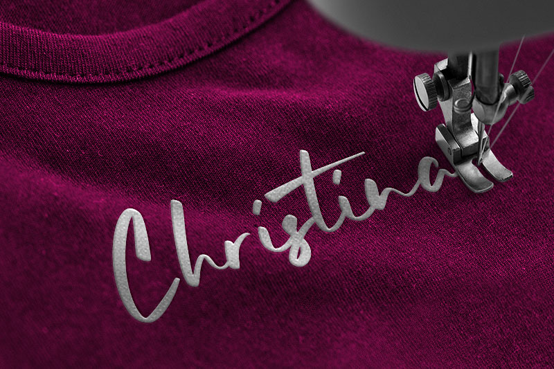 Mellodia Embroidery Script Font