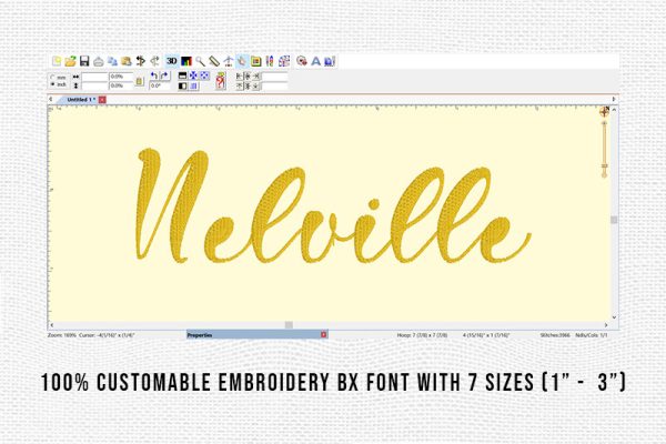 Nelville Embroidery Script Font