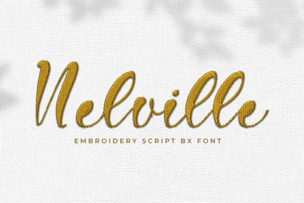 Nelville Embroidery Script Font