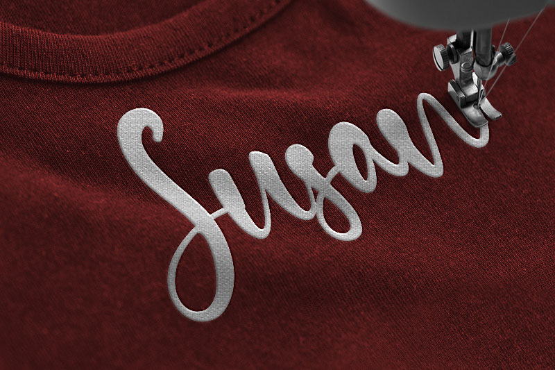 Nico Alex Embroidery Script Font