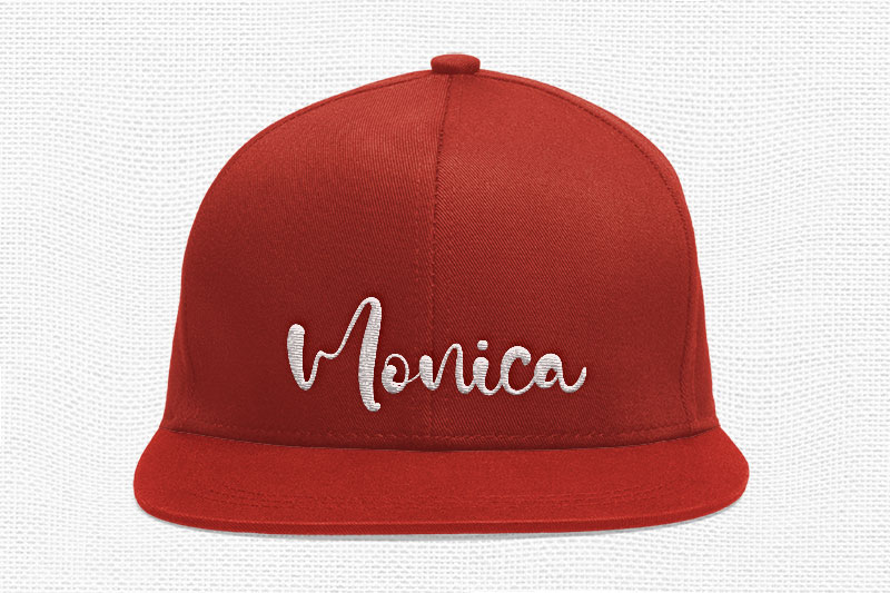 Ocean Castle Embroidery Script Font