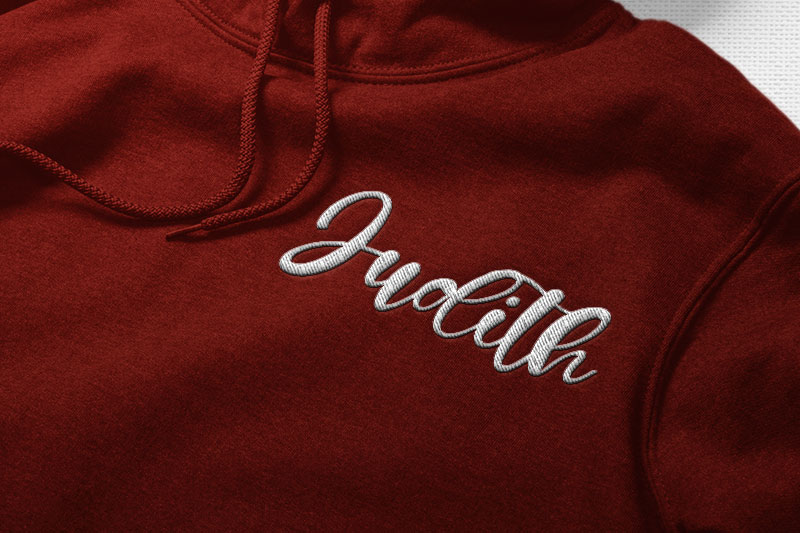 Ocean Castle Embroidery Script Font