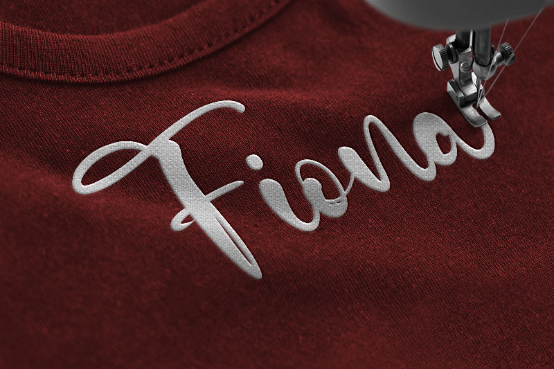 Ocean Castle Embroidery Script Font