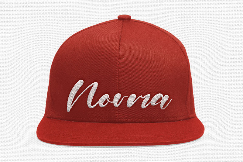 Paul Nora Embroidery Script Font