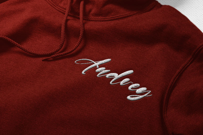 Paul Nora Embroidery Script Font