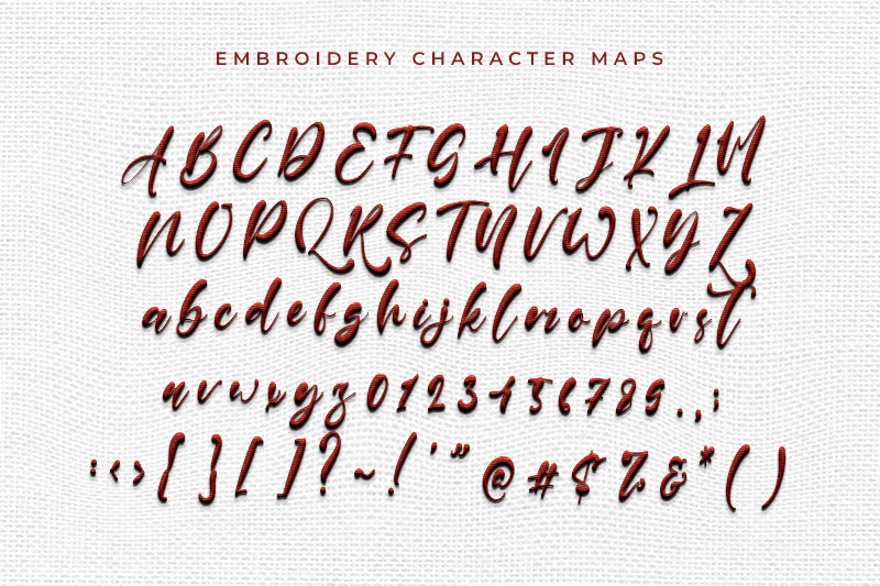 Paul Nora Embroidery Script Font