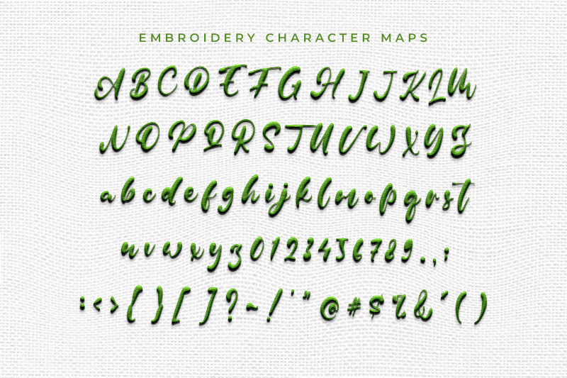 Robin Vera Embroidery Script Font