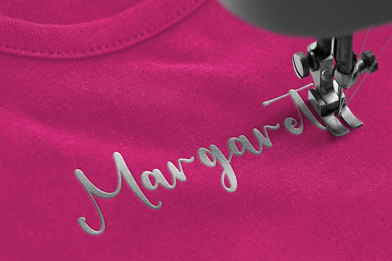 Sabas Renate Embroidery Script Font