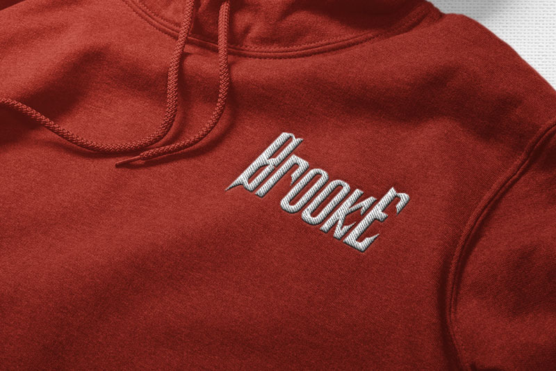 Samhock Embroidery Display Font