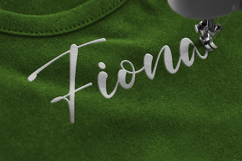 Sandra Rolley Embroidery Script Font