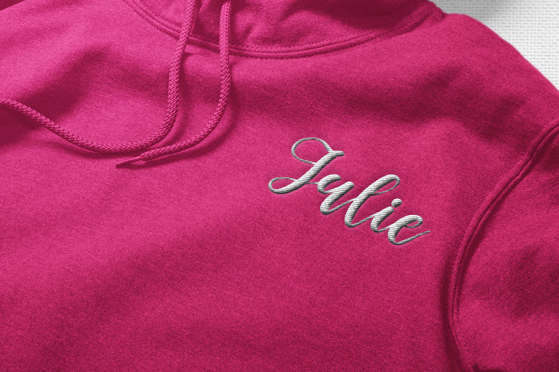 Sandwich Embroidery Script Font