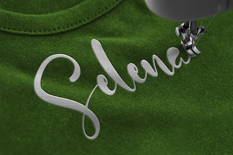 Sarah Jason Embroidery Script Font