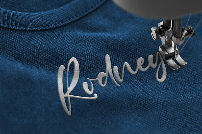 Shallows Embroidery Script Font