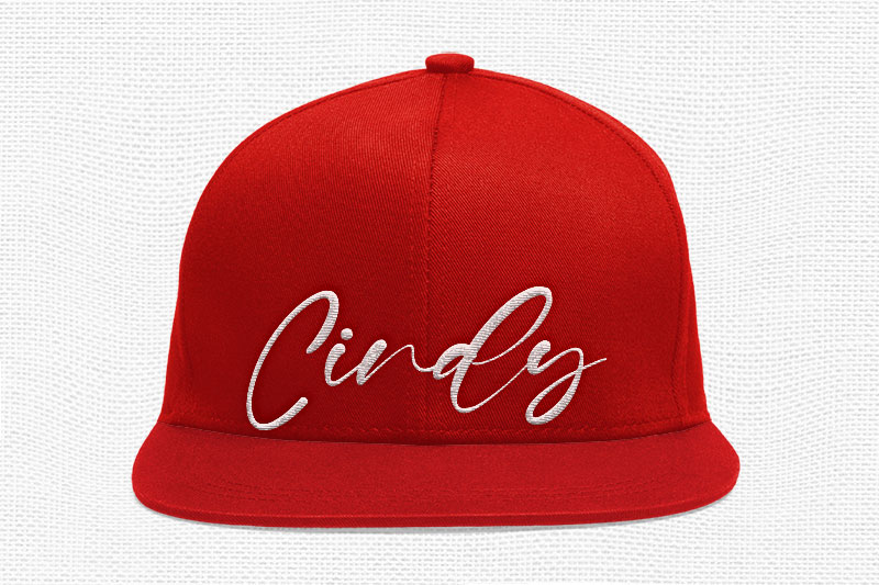 Sharkey Embroidery Script Font