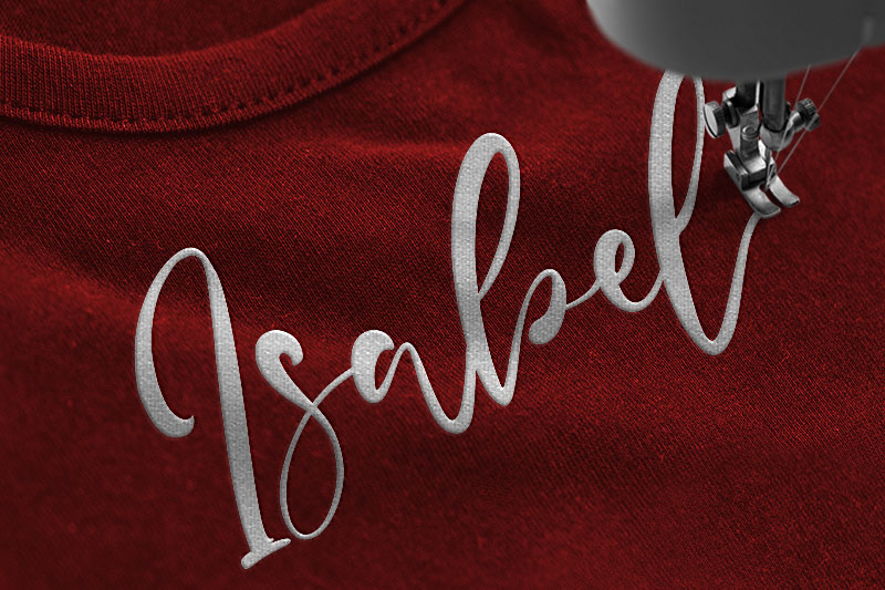 Sharkey Embroidery Script Font