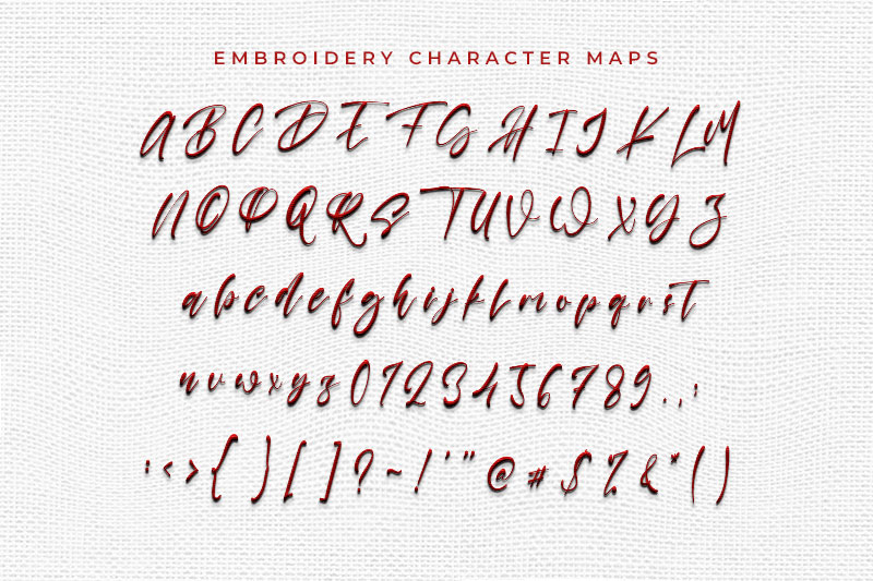 Shayne Embroidery Script Font