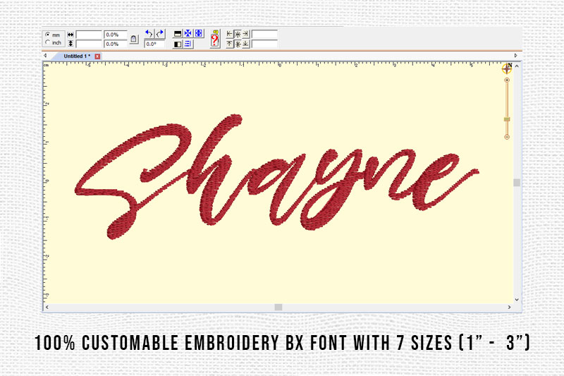 Shayne Embroidery Script Font