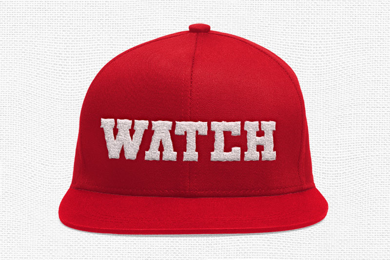 Slabzone Embroidery Display Font