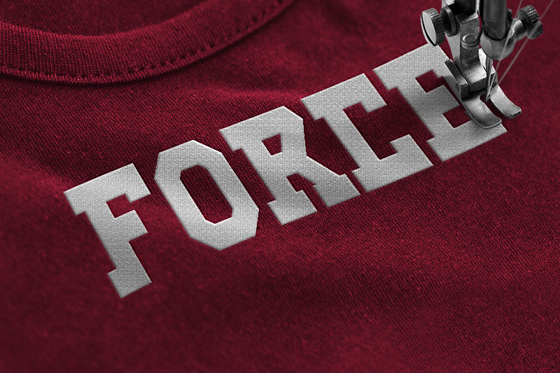 Slabzone Embroidery Display Font