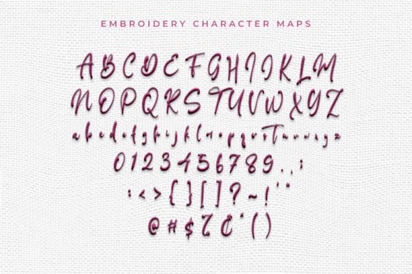 Sleepy Night Embroidery Script Font
