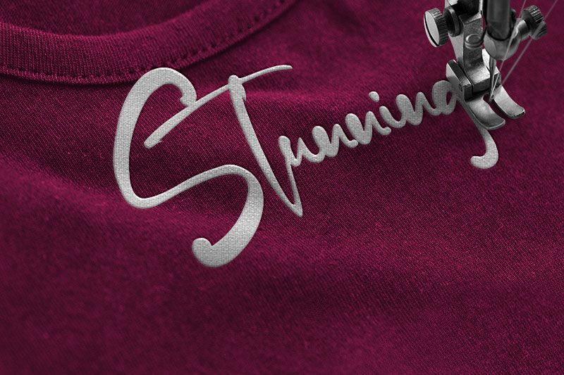 Sleepy Night Embroidery Script Font