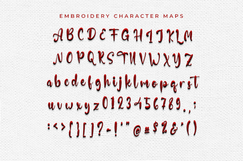 Sovia Billy Embroidery Script Font