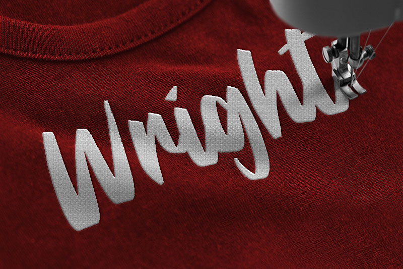 Take Back Embroidery Script Font